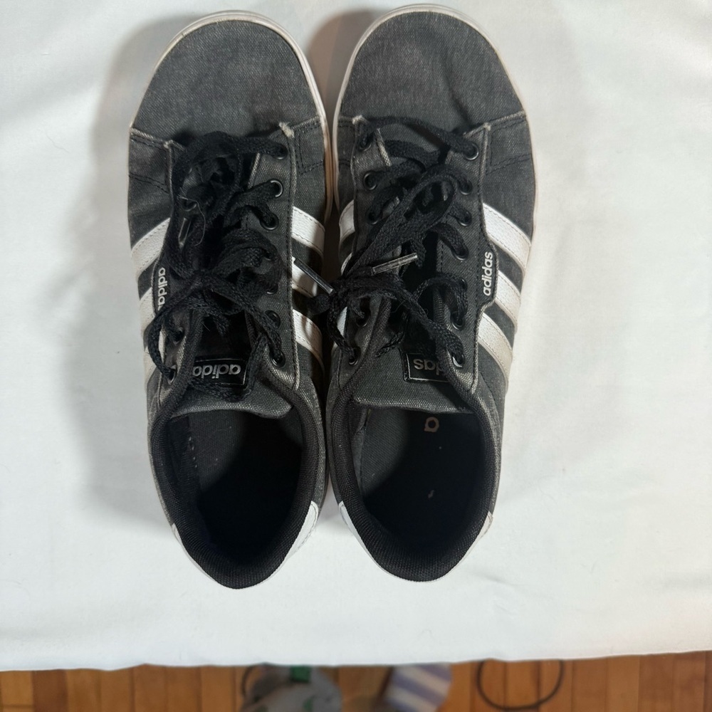 adidas Charcoal and White Sneakers